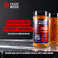 thumbnail image 5 of Feast Mode Flavors American Meat Magic Seasoning 10oz Patriot Edition | BBQ Rub | Savory Pepper Garlic Flavor | Zero Sugar, No MSG | 10oz (283g), 5 of 8