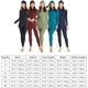 thumbnail image 2 of Trajes de baño musulmanes para mujer Burkini traje de baño islámico modesto traje de baño de cubierta completa traje de baño de manga larga Top pantalones Hijab 3 uds conjunto, 2 of 5