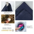 thumbnail image 3 of Premium Absorbent Cotton Bath Sheets Set, Navy Blue by Blue Nile Mills, 3 of 8