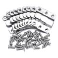 thumbnail image 5 of 10 Pcs Flush Mount Bracket Interlocking Hang Furniture Connector Stainless Steel Wall Mount Picture, 5 of 5