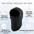 thumbnail image 3 of Pasamontañas infantil Azarxis de forro polar ajustable para invierno, 3 of 7