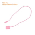 thumbnail image 2 of Unique Bargains Hang Tag String Snap Lock Price Tag Fastener Ties pink 7 inch 1000pcs, 2 of 5