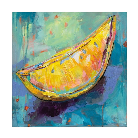 Jeanette Vertentes 'Lemon Wedge' Canvas Art