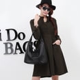 thumbnail image 3 of Bolso Hobo de cuero para mujer bolso de mano grande informal bolso para axila bolso para citas diarias, 3 of 5