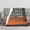 30inx40in/76x100cm, variant on Vintage Christian Faith Flannel Throw Blanket, Bold Text "Jesus Changes Everything" Retro Orange Mountain Sunset Wilderness Scenery Print Soft Cozy Lightweight Blanket for Sofa Bedroom