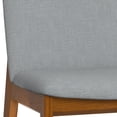 thumbnail image 5 of Simpli Home Selena Dining Chair (Set of 2) in Light Grey Linen Look Fabric, 5 of 10