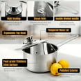 thumbnail image 4 of Bamboohart 6 Piece Non-Stick Kitchen Induction Cookware Set  Stainless Steel Cookware Set For Induction/Electric And Gas Cooktops  Non-Stick  Dishwasher Safe, 4 of 7