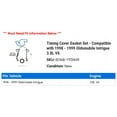 thumbnail image 2 of Timing Cover Gasket Set - Compatible with 1998 - 1999 Oldsmobile Intrigue 3.8L V6, 2 of 2