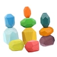 thumbnail image 3 of Milaget Wooden Balancing Stacking Stones Montessori Creative Lightweight Building Blocks B, 3 of 9