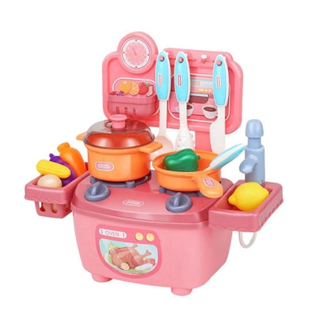 Juego de Utensilios de Cocina para Niños BuyWeek Juguetes de Cocina de Plástico
