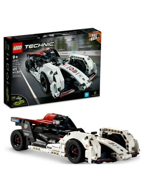 LEGO Technic Formula E Porsche 99X Electric 42137, Pull Back Toy Racing Car Model Building Kit with Immersive AR App Play, Gifts for Kids, Boys & Girls