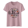 thumbnail image 4 of LINGLANG Women's Christian Jesus Graphic T-Shirt Summer Short Sleeve Crewneck Top Fashion Casual Faith Based Tee for Ladies Soft Religious Gift Shirt, 4 of 4