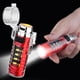 thumbnail image 2 of 2 in 1 USB Rechargeable Flashlight Lighter | LED High Brightness | Waterproof Portable | Multi-Mode Strong & Weak Light | Type-C Fast Charging | Red | 9.4x4.3cm | 1 Pack, 2 of 8