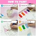 thumbnail image 4 of ZMLM Paint with Water Coloring Books: Princess Mess Free Watercolor Painting Kit - Arts and Crafts for Kids Ages 4 5 6 7 8 Years Old - Travel Activities Birthday Christmas Toy Gift, 4 of 8