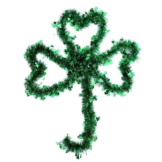 Tinsel Garland Chambrock Guirnalda Decoraciones de lámina metálicas Colgando de techo para bodas de Navidad Uso al aire libre y interior 2Mgreen 8 piezas kenally HA012699-01