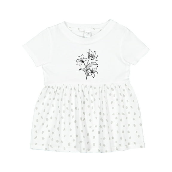 Inktastic Lily Girls Baby Dress