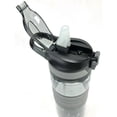 thumbnail image 3 of Black Sports Straw Water Bottle Reusable Portable Gym Cycling Straw Drink Bottle, 3 of 3