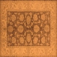 thumbnail image 1 of Ahgly Company Indoor Square Oriental Orange Traditional Area Rugs, 5' Square, 1 of 4
