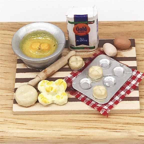 Oefntac up to 40% off Gifts Toy Cars 1:12 Doll House Miniature Scene Mode Mini Sum Making Tool Pretend Toy Promotes Interactive Play Toy for Different Ages