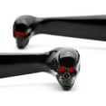 thumbnail image 4 of Krator Black Brake / Clutch Skull Hand Levers Compatible with Harley Davidson (1996-2012) Billet Aluminum Black Brake and Clutch Skull Hand Grips Levers Left and Right One Pair Motorcycle, 4 of 4