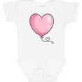 thumbnail image 3 of Inktastic Pink Balloon Heart Boys or Girls Baby Bodysuit, 3 of 5