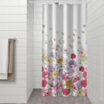 thumbnail image 2 of Pioneer Flower Floral Print Pattern Shower Curtain 36"x72" ,Bathroom Decorative Shower Curtains Set with 12 Hooks,Modern Waterproof Washable Shower Curtain, 2 of 6