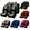 thumbnail image 2 of Upgrade Your Car Interior With A Universal Fit 5-Seat Polyester Car Seat Cover Set, 2 of 4