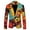 Red, variant on Men's Blazer Casual Jacket For Men Color Printed Loose Fashion Trendy Suit Jacket Floral Pattern Party Prom Suit Jacket