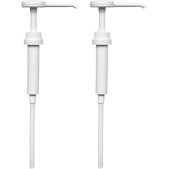 Comfort Axis Pump Dispenser for 1/2 Gallon Bottles, Jars and Jugs with a 38-400 Neck Finish, 9.5 Inch Dip Tube (2 Pack)