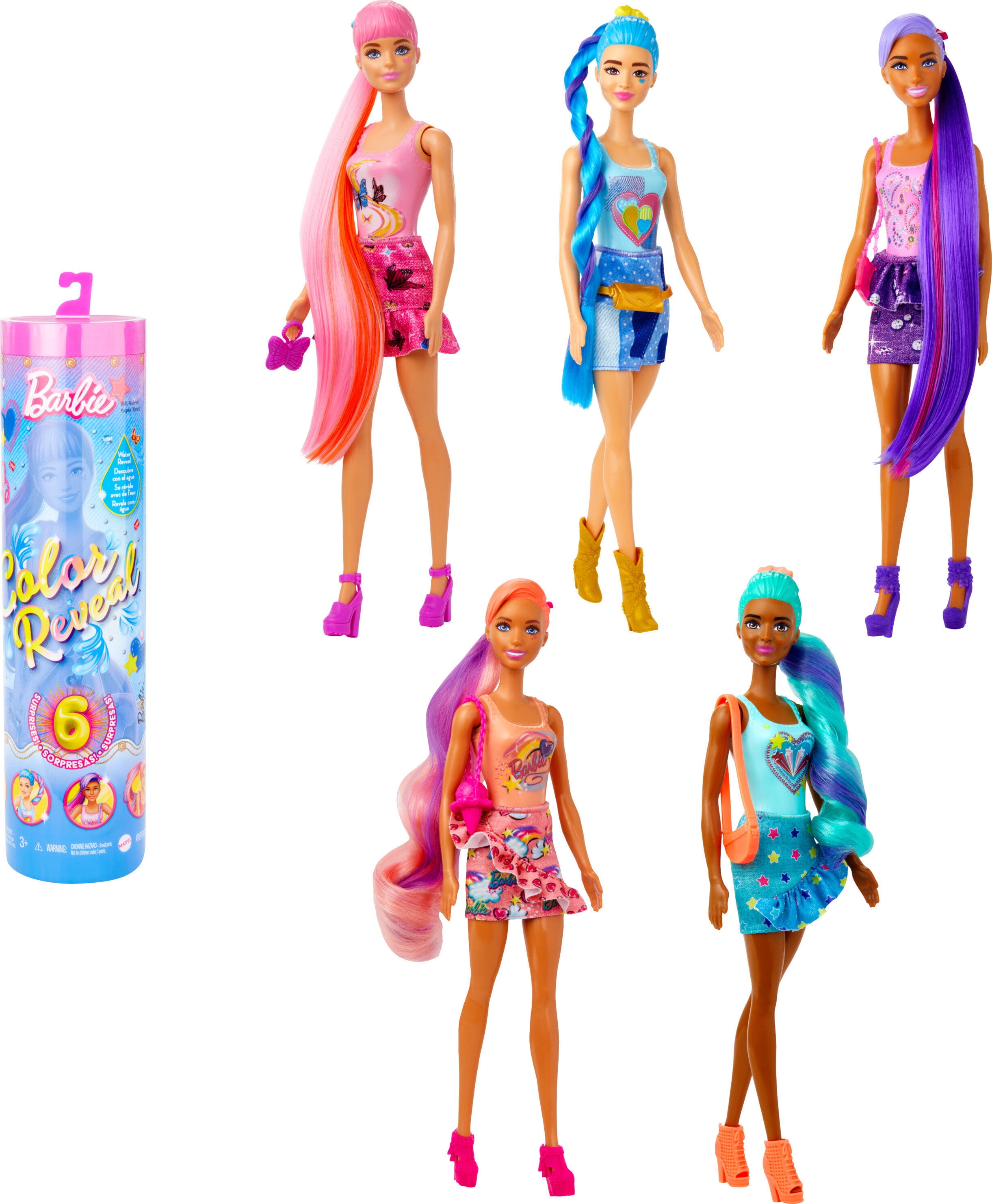 Barbie Day to Night Color Reveal Doll with 25 Surprises Walmart
