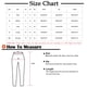 thumbnail image 3 of ICHUANYI Clearance Women's Fashion Casual High Waist Elastic Waist Solid Color Ruffle Wide Leg Long Pants(White, L) ICHUANYI WER2023081205318, 3 of 5