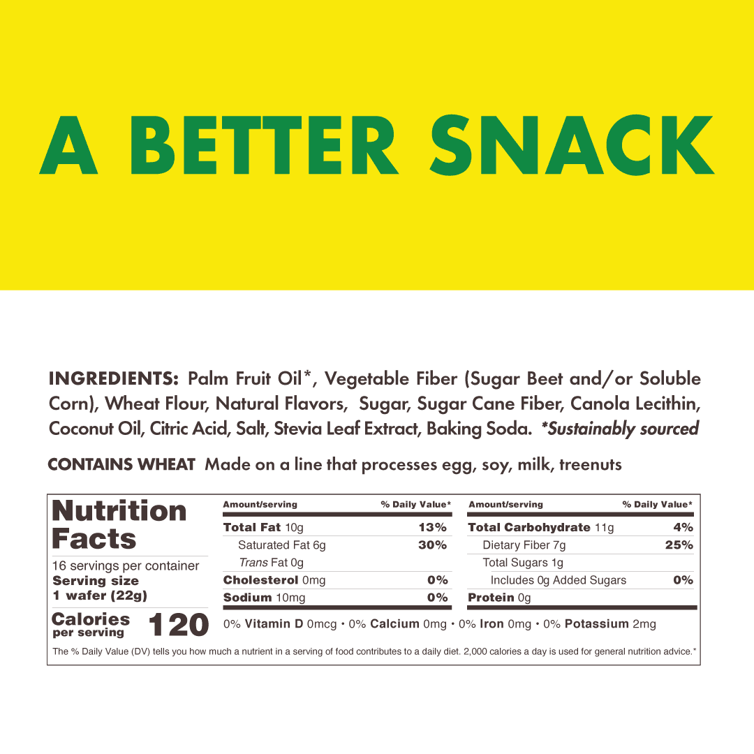 Rip Van Wafers Lemon Cookies, Vegan, Keto Friendly, Low Sugar, Low Carb, 16 Count