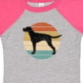 thumbnail image 4 of Inktastic Vizsla Dog Retro Sunset Boys or Girls Baby Bodysuit, 4 of 5