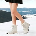 thumbnail image 4 of YOURDIARY Women's Winter Snow Boots Waterproof Warm Faux Fur Lined Outdoor Walking Shoes, 4 of 8