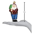 thumbnail image 4 of Old World Christmas Ornaments Lumberjack Santa Glass Blown Ornaments for Christmas Tree, 4 of 7