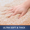 thumbnail image 4 of SMIXLN Bathroom Rugs, Plush Microfiber Bath Mat, 1.18 in Thick Absorbent Large Bath Rug, Non-Slip Washable Bath Mat for Bathroom Floor, Beige, 16" x 24", 4 of 7