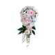 thumbnail image 1 of Bouquet de boda para novias de damas de honor de novios Decoración del hogar Decoración del hogar Flores artificiales Bouquet en cascada, 1 of 10