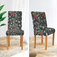 thumbnail image 3 of Yayeee 4 Pack Dining Chair Covers Stretch Parson Chairs Slipcovers Seat Protector, Green Christmas, 3 of 6