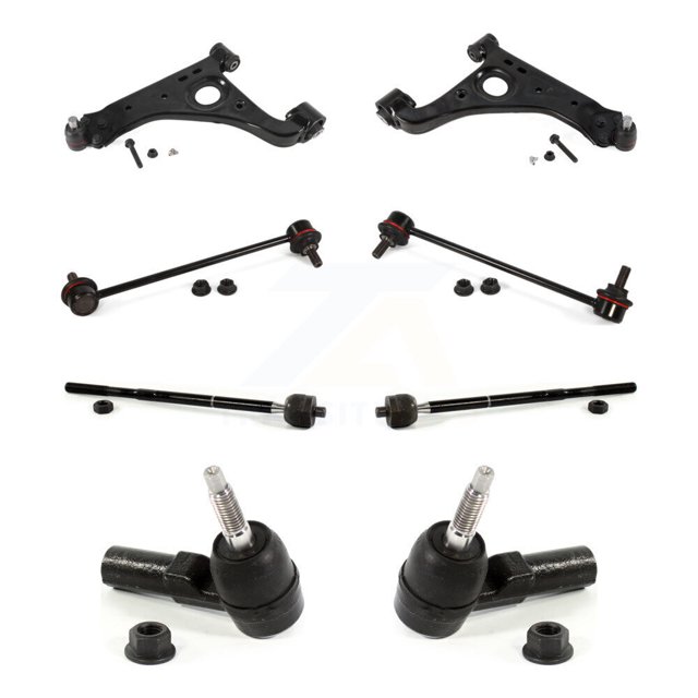 TOR Kit de Liaison de Barre Stabilisatrice de Direction avant Bras et Rotule (8 Pcs) pour Voiture Buick Encore Chevrolet Trax - Côté Gauche Droit (Conducteur Passager) KTR-102970