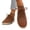 Brown, variant on Mfakffe Business Casual Shoes Women Breathable Slip on Flats Versatile Sneakers White 8 Wide(EU:40)