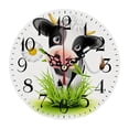 thumbnail image 4 of Reloj de pared de madera con diseño de vaca rústica, silencioso, preciso y decorativo. 30cm 12 pulgadas, 4 of 9