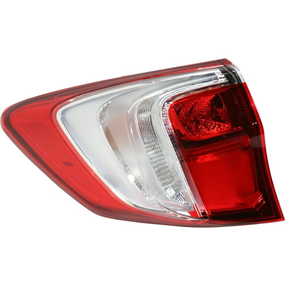 Tail Light Compatible With 2016-2018 Acura RDX Left Driver Side, Outer With bulb(s)