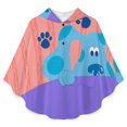 thumbnail image 2 of Blue'S Clues Kids Flannel Wearable Blanket, Warm Shawl Blanket Comfy Poncho Throw with Buttons for Boys Girls, 2 of 7