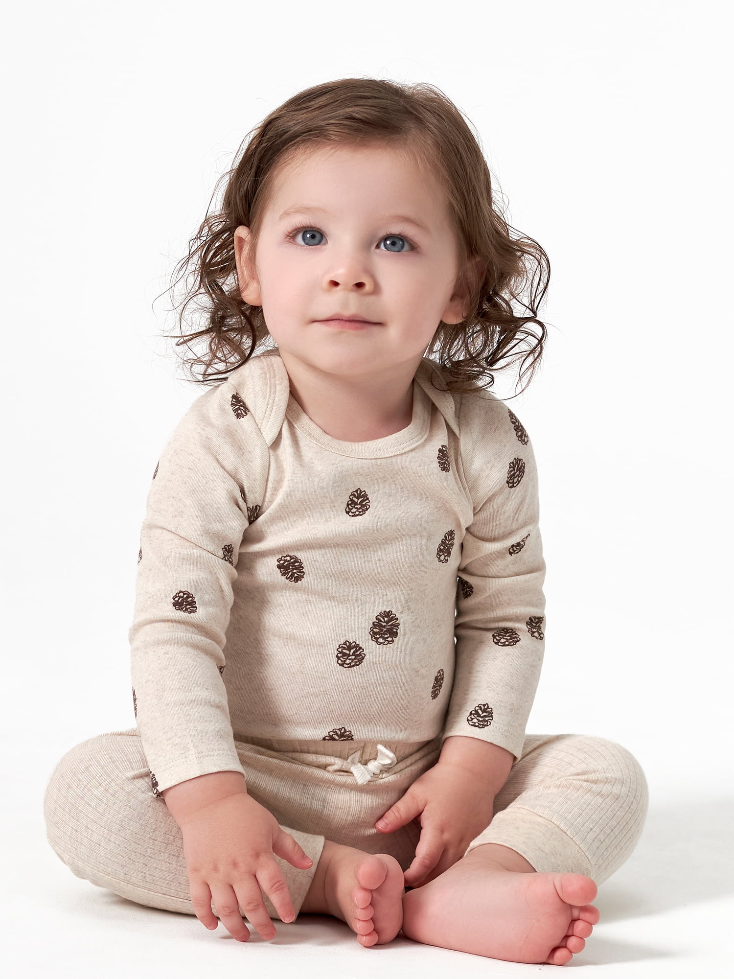 Modern Moments by Gerber Baby Boy Long Sleeve Onesies Bodysuits, 3-Pack (Newborn - 12M)