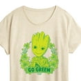 thumbnail image 3 of Marvel Guardians of the Galaxy - Groot Go Green St. Patrick's Day - Women's Short Sleeve Graphic T-Shirt, 3 of 5