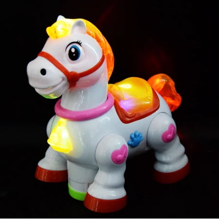 Electric Cartoon horse toy dancing Baby Learning To Crawl Educational Toys With Music Light Infant Baby Educational Toys