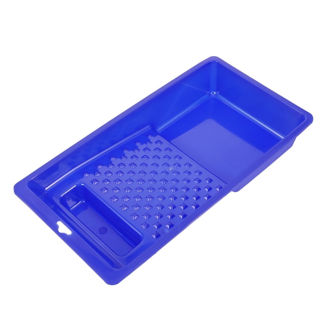 SHOWERORO Plastic Paint Palette Mixing Tray Blue Preventing Spills for Professional Painters 1Pack