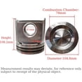 thumbnail image 3 of 6068 Overhaul Rebuild Kit (No cylinder liner and valve) For John Deere 4045 6068 Engine 6068D 6068T 6068H Combustion Chamber 78mm RE521616, 3 of 9