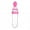 Pink, variant on Tableware Cereal Food Feeder Silicone Feeding Baby Bottle With Spoon for Rice and Solid Foods