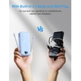 thumbnail image 2 of Cargador portátil Ffnpua 20000 mAh USB C Power Bank con enchufe de pared, 2 of 8